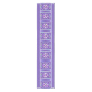 Purple W2 Short Table Runner