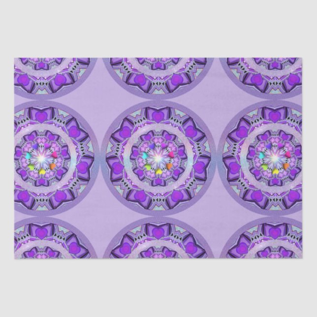 Purple W2 Tissue Paper (Front)