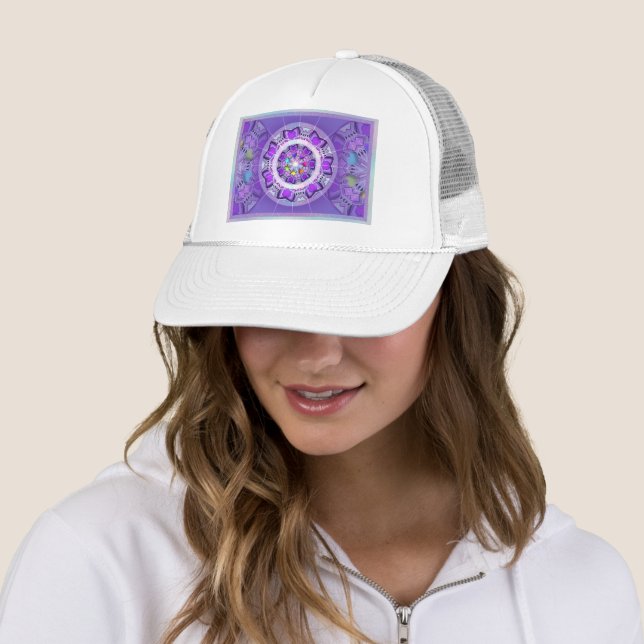 Purple W2 Trucker Hat (In Situ)