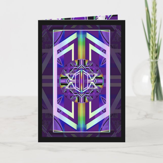 Purple W3 birthday card (Front)