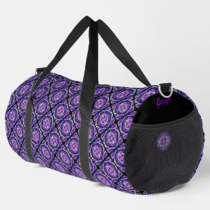 purple w3 duffle bag