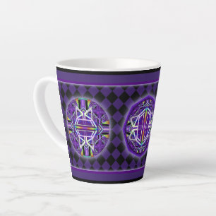 Purple W3 Latte Mug
