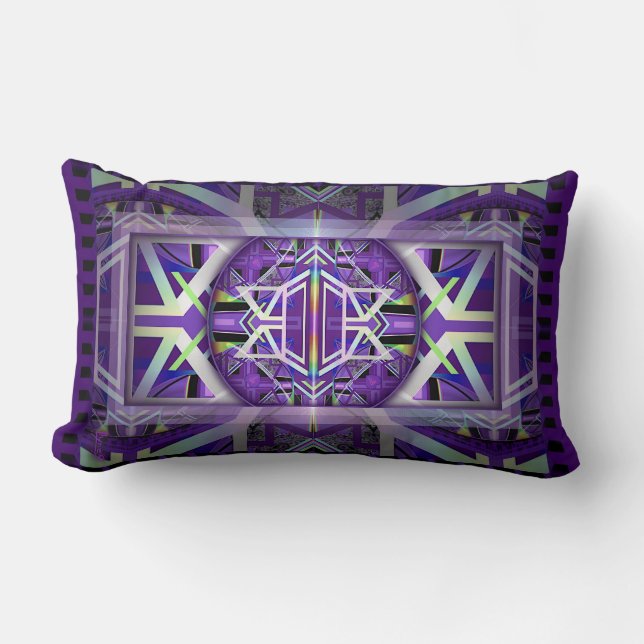 Purple W3 Lumbar Cushion (Front)