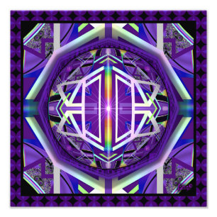 Purple W3 Photo Print