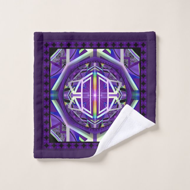 Purple W3 Wash Cloth (Wash Cloth)
