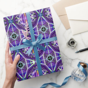 Purple W3 Wrapping Paper