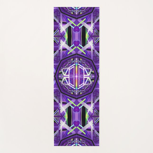 Purple W3 Yoga Mat (Front)