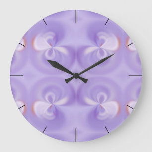 Purple Wall Clock