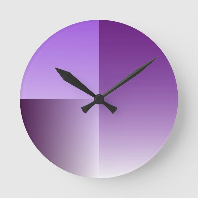 purple wall clock (Front)