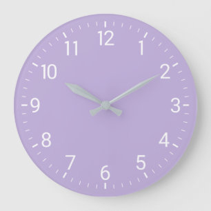 Purple Wall Clock