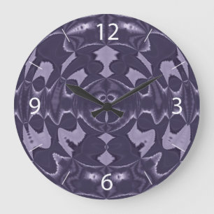 Purple Wall Clock