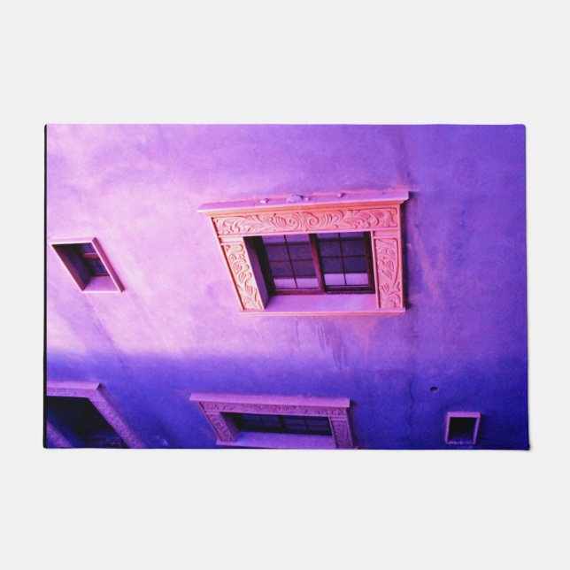 Purple Wall  Doormat (Front)