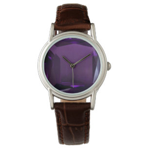 Purple watch, Amethyst Gemstone Watch