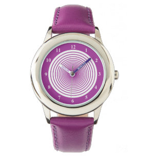 Purple Watch with Circles - Choose Colours