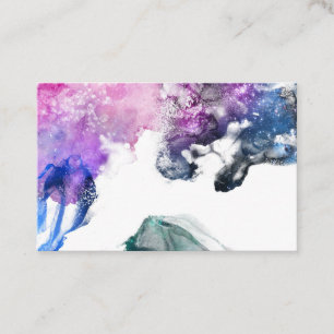 Purple Water Colour 001 Business Card