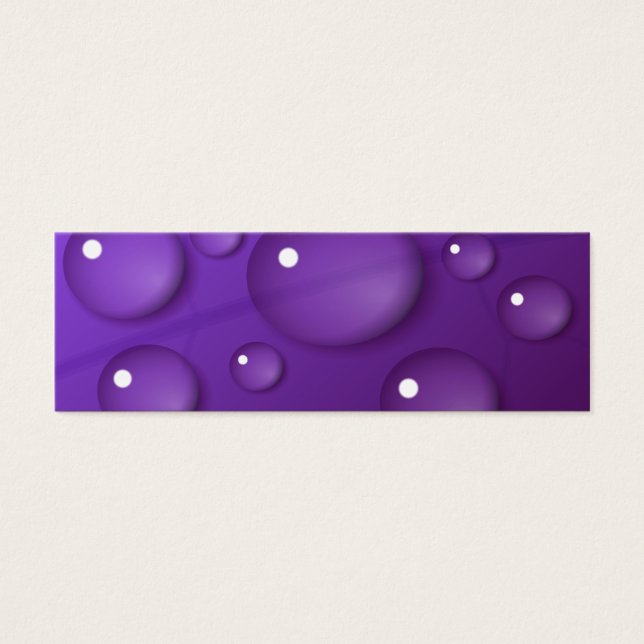 Purple Water Drop Pattern (Front)