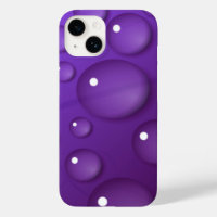 Purple Water Drop Pattern