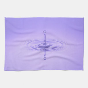 Purple Water Drop Reflection Limitless Ocean Love Tea Towel