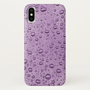 Purple water droplets Case-Mate iPhone case