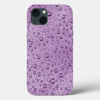 Purple water droplets Case-Mate iPhone case