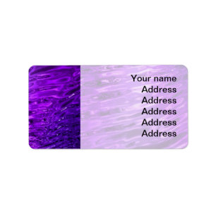Purple Water Label