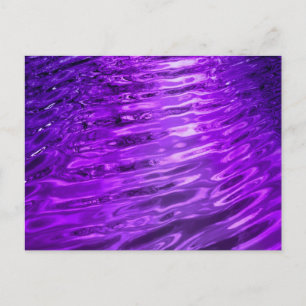 Purple Water Postcard