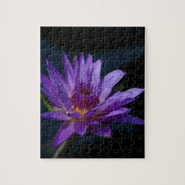 Purple Waterlily Jigsaw Puzzle (Vertical)