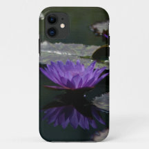 Purple Waterlily phone case