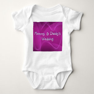 Purple Waves Baby Bodysuit