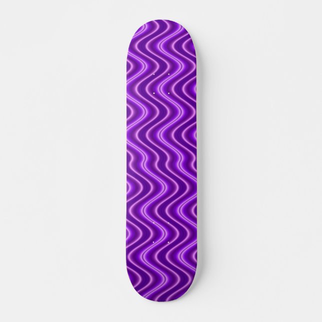 purple waves skateboard (Front)