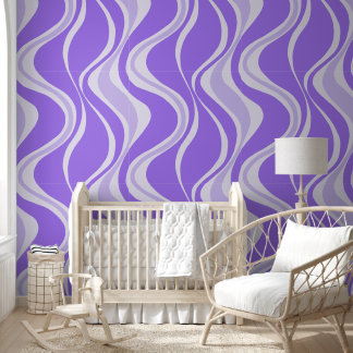 Purple Waves Wallpaper