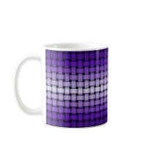 Purple Weave Pattern Mug