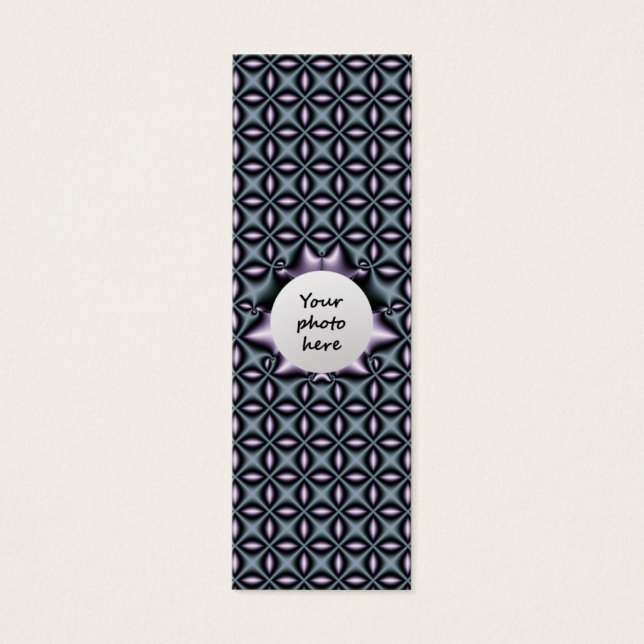 Purple Web Custom Bookmark (Front)