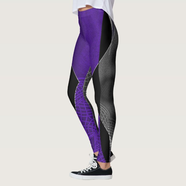 Purple Web Leggings (Left)
