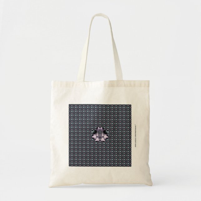 Purple Web Tote Bag (Front)