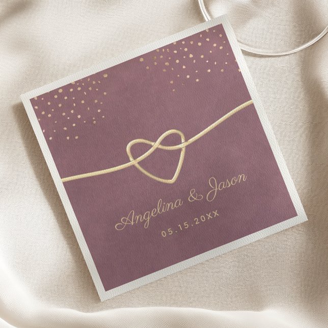 Purple Wedding Napkin (Creator Uploaded)
