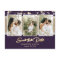 Purple Wedding Save The Date Photo Postcards