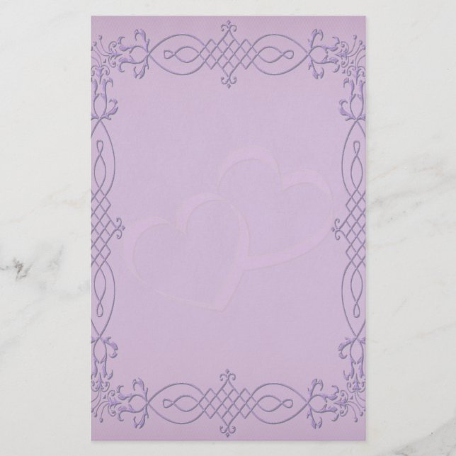 Purple Wedding Stationery (Front)