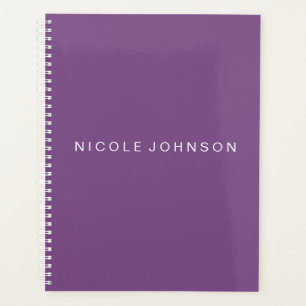 Purple / Weekly/Monthly Planner