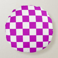 Purple White Chequered Check Pattern