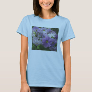 Purple White Flowers T-Shirt