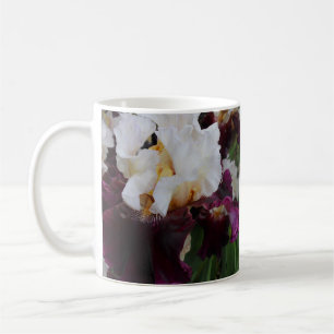 Purple & White Iris Mug