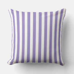 Purple white Line Graphic Cushion