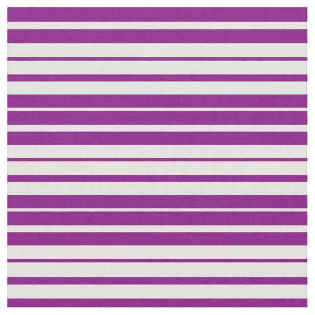 Purple & White Lined Pattern Fabric (Close Up)