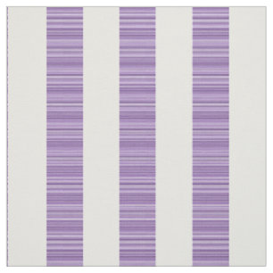 Purple White Vertical Modern Stripes Fabric