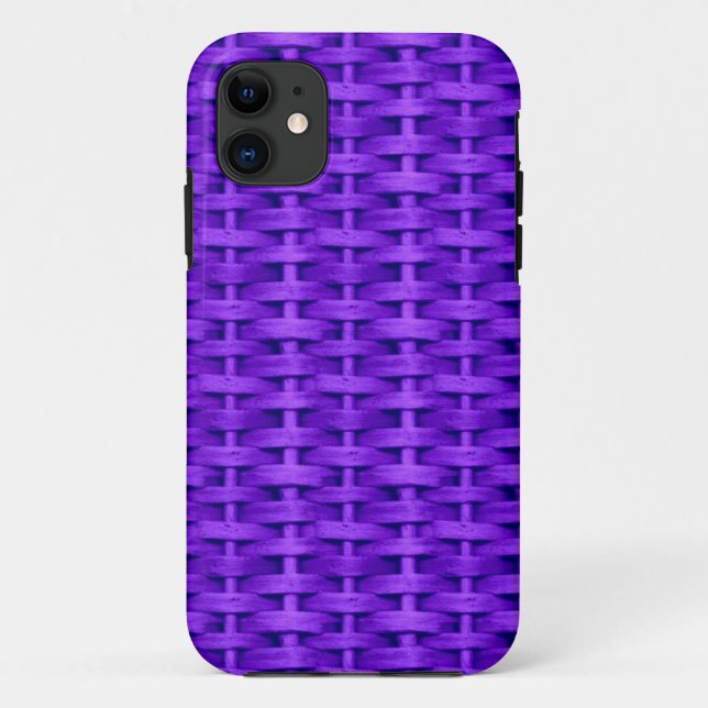 Purple wicker art graphic design Case-Mate iPhone case (Back)