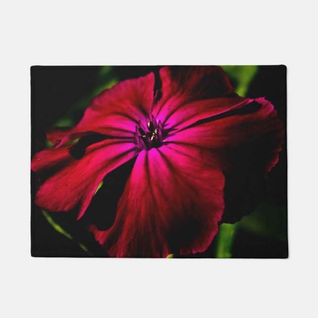 Purple Wild Flower dmcnm Doormat (Front)