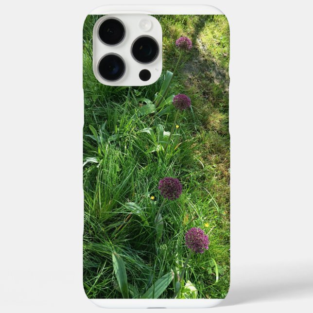 Purple Wildflower Phone Case Nature Design (Back)