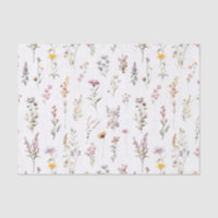 Purple Wildflowers Bridal Shower Boho Floral
