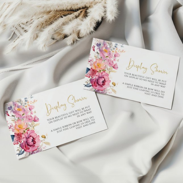 Purple Wildflowers Display Shower Card (Creator Uploaded)